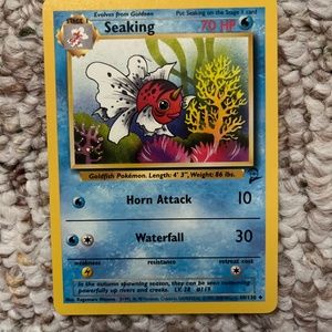 Seaking Pokémon trading card